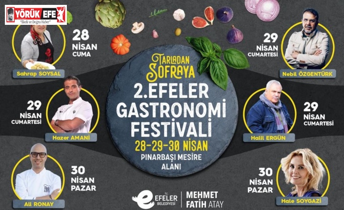 Efeler Gastronomi Festivali’nin 2’ncisi başlıyor