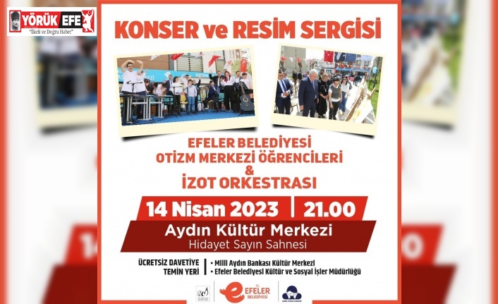 Efeler’in otizmli öğrencileri ve İZOT’dan anlamlı etkinlik