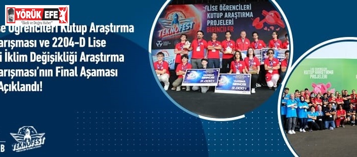 İklim değişikliğine dikkat çeken liseli gençlerden büyük başarı