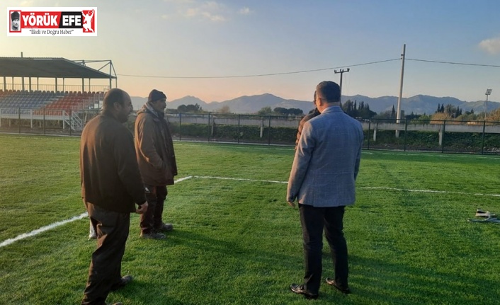 Kardeşköy Futbol Sahası’nda sona geliniyor