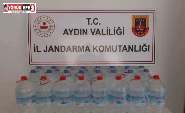 Koçarlı’da 200 litre kaçak alkol ele geçirildi