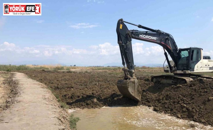 Menderes’teki 1,7 kilometrelik su kanalı kapatılıyor