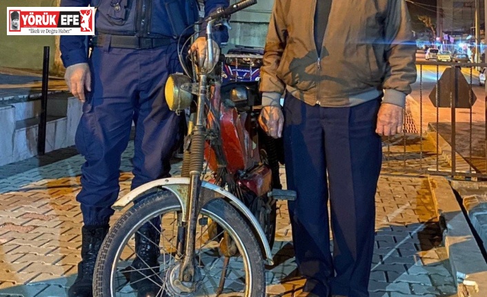 Motosiklet hırsızı jandarma ekiplerine takıldı