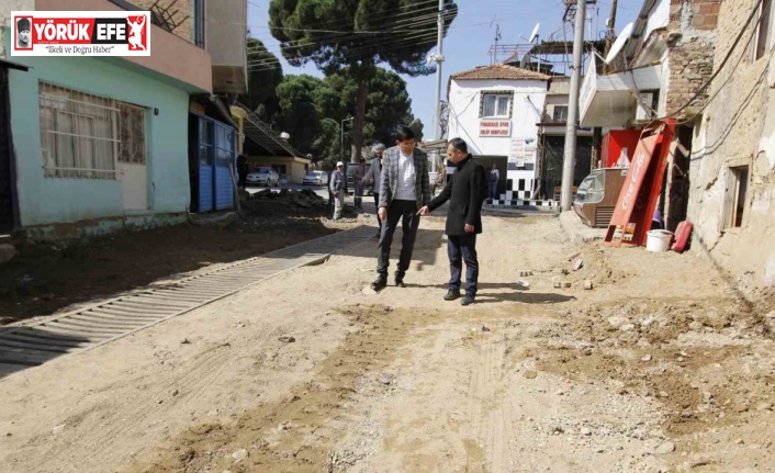Nazilli Belediyesi Pınarbaşı Mahallesi’ndeki yol çalışmasını tamamladı