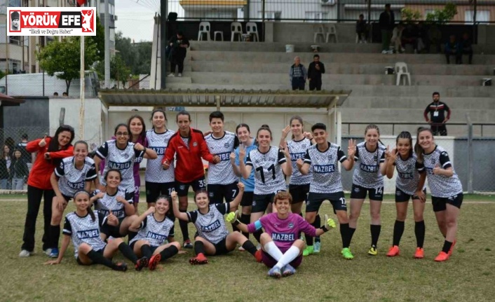 Nazilli Belediyespor Kadın Futbol Takımı Muğla temsilcisini mağlup etti
