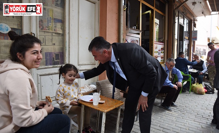 Ahmet Ertürk'e Çine ve Karpuzlu'da coşkulu karşılama