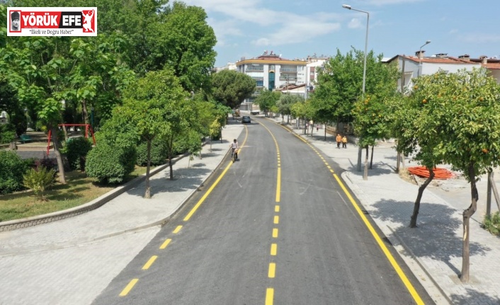 Aydın Büyükşehir Belediyesi Efeler Evliya Çelebi Caddesi’ni yeniledi