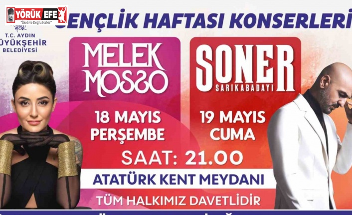 Aydın Büyükşehir Belediyesi’nden Gençlik Haftası konseri
