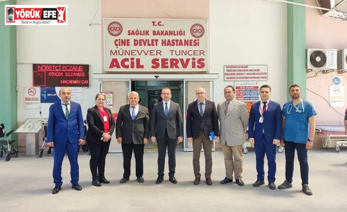 Aydın İl Sağlık Müdürü Şenkul, Çine’deki sağlık çalışmalarını inceledi