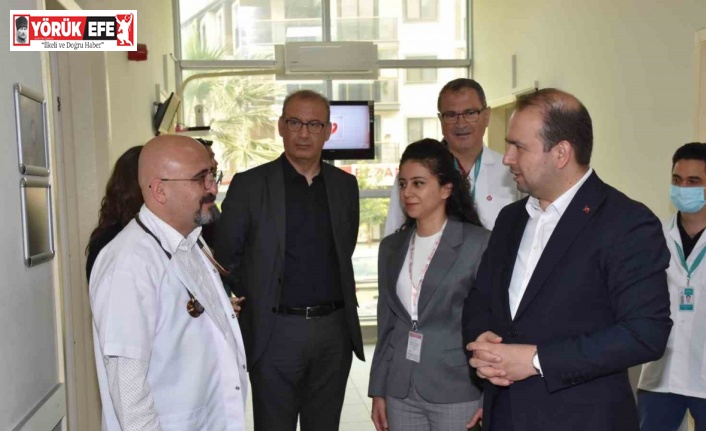 Aydın İl Sağlık Müdürü Şenkul Kuşadasındaki sağlık çalışmalarını yerinde inceledi