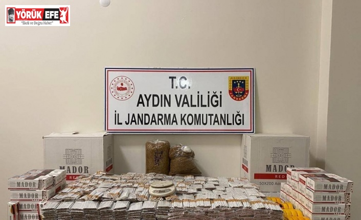 Aydın’da 1 milyon 127 bin adet içi doldurulmuş makaron ele geçirildi