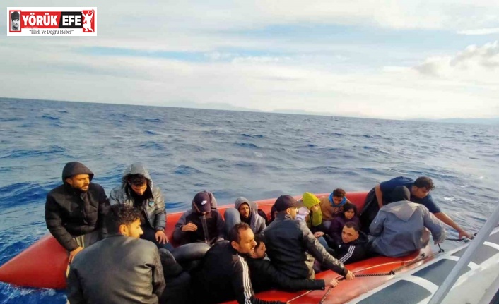 Aydın’da 21 düzensiz göçmen kurtarıldı