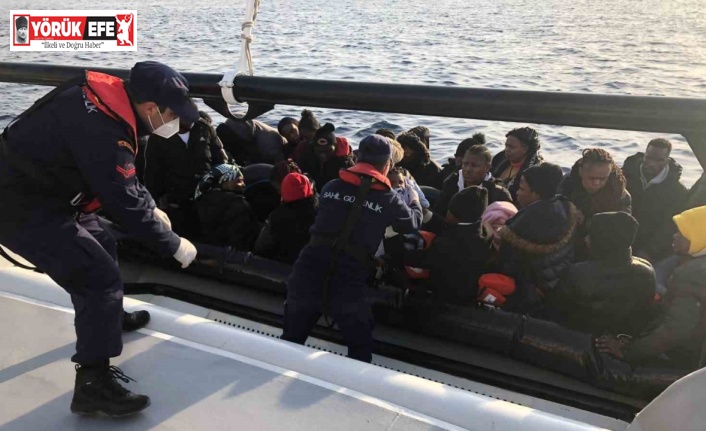 Aydın’da 83 düzensiz göçmen kurtarıldı