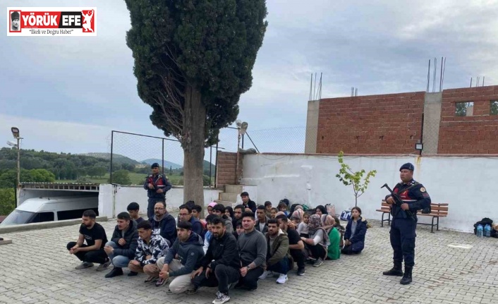 Didim’de 46 düzensiz göçmen yakalandı