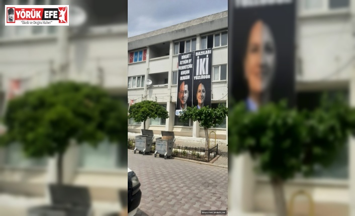 Kanuna aykırı pankartın indirilmesine karar verildi