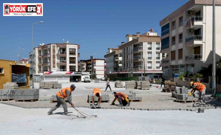 Kuşadası Belediyesi Davutlar Mahallesi’ndeki çalışmalarını sürdürüyor