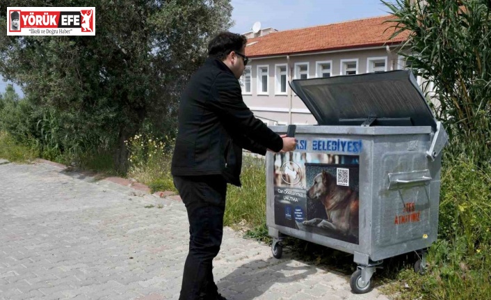 Kuşadası’nda karekodlu çöp konteyneri dönemi