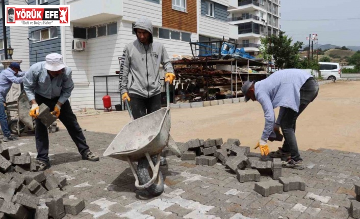 Nazilli Belediyesi Dallıca’da sokakları yeniliyor