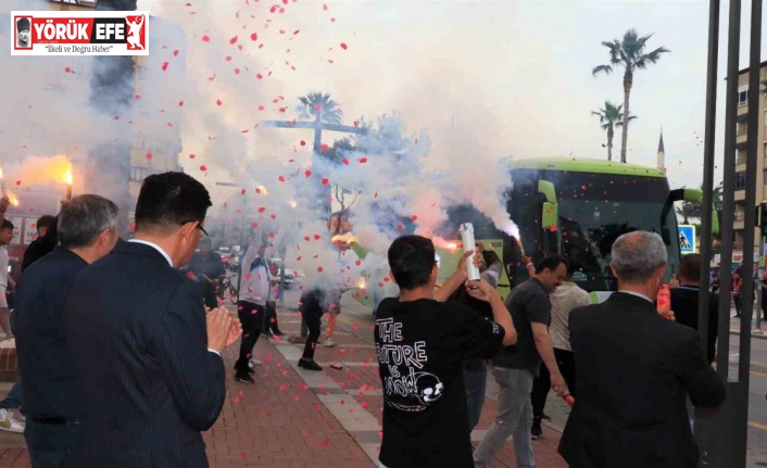 Nazilli Belediyespor U17 Takımı’na coşkulu karşılama