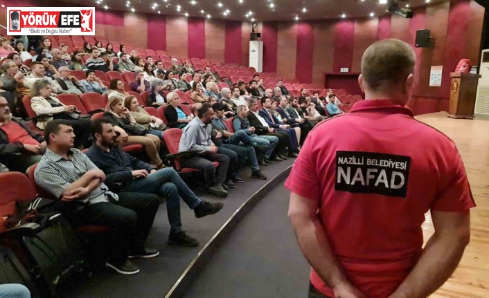 Nazilli doğal afetlere NAFAD’la hazırlanıyor