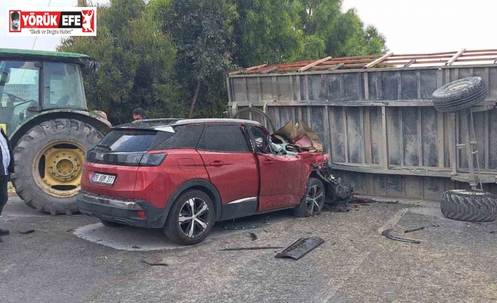 Söke’de trafik kazası: 1 yaralı