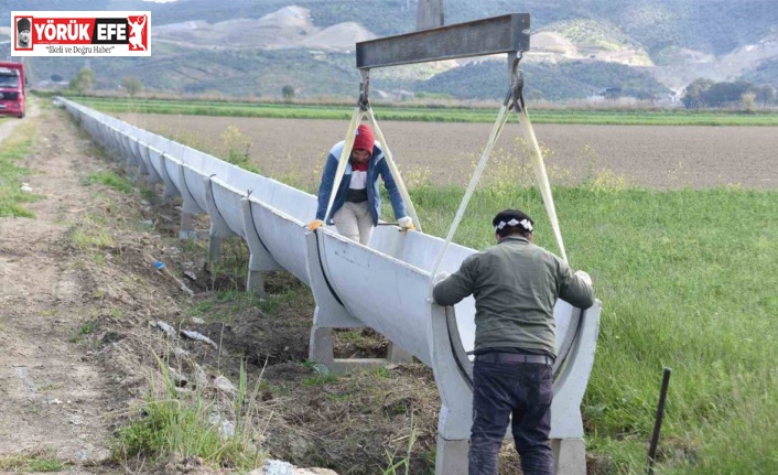 Yenipazar Dalama Sulaması’nda yenileme çalışmaları devam ediyor