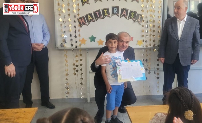 Aydınlı çocuklar karne sevincini depremzede arkadaşları ile paylaştı