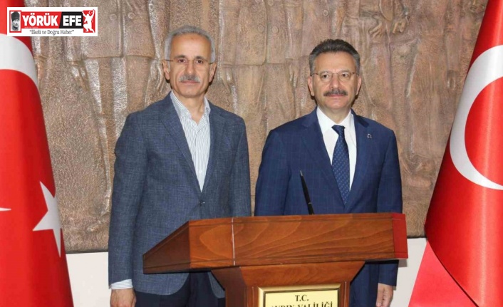 Bakan Uraloğlu, Vali Aksoy ile görüştü