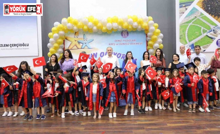 Didim Belediyesi kreşinde mezuniyet heyecanı yaşandı