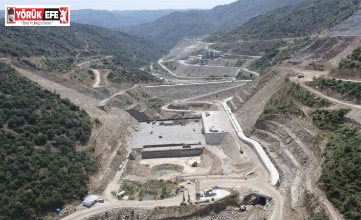 Sarıçay Barajı yükseliyor