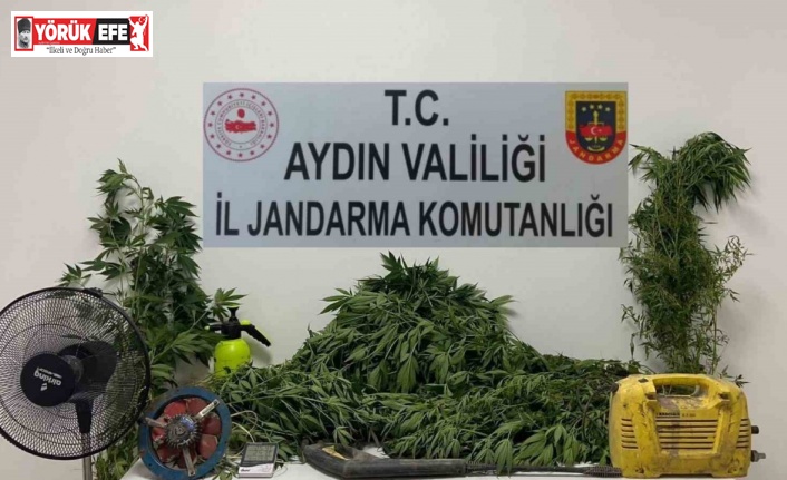 Söke’de uyuşturucu imalathanesine baskın: 1 gözaltı