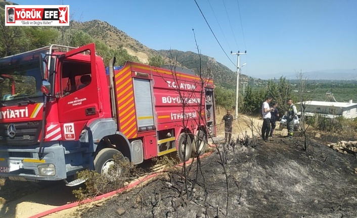 Aydın Büyükşehir Belediyesi İtfaiyesi’nin hızlı müdahalesi faciayı önledi