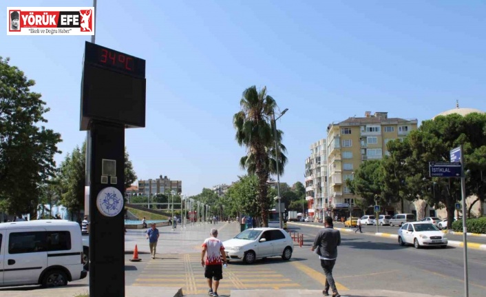 Aydın güne sıcak başladı