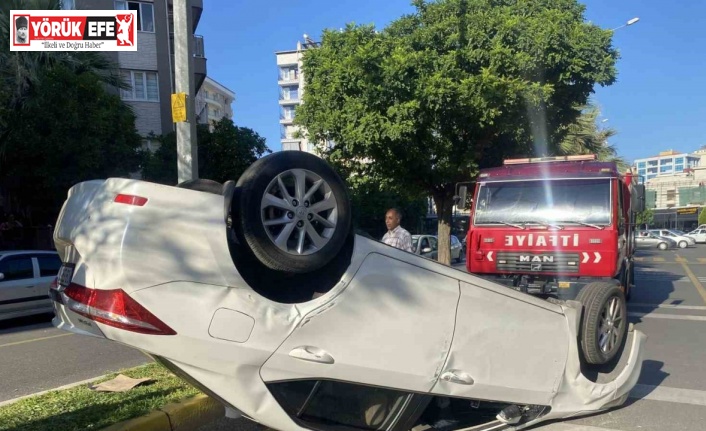 Aydın’da iki otomobil çarpıştı: 2 yaralı
