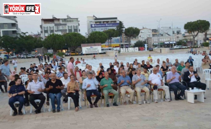 Didim’de 15 Temmuz Demokrasi ve Milli Birlik Günü meydanda kutlandı