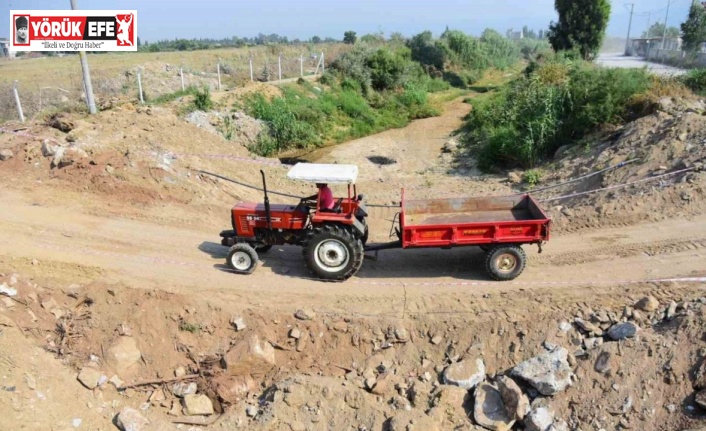 İncirliova’da yıkılan köprüye “dolgulu” geçici çözüm