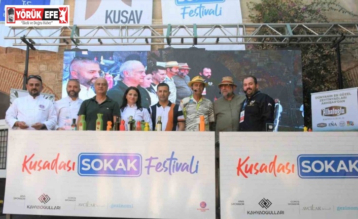 Kuşadası Sokak Festivali’nin ikinci günü zeytinyağı tadım atölyesi ile başladı