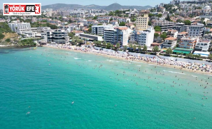 Kuşadası’nın Mavi Bayraklı plajlarına tam not