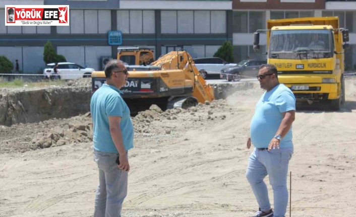 Söke’nin yeni hükümet konağının inşaat alanına ilk kazma vuruldu