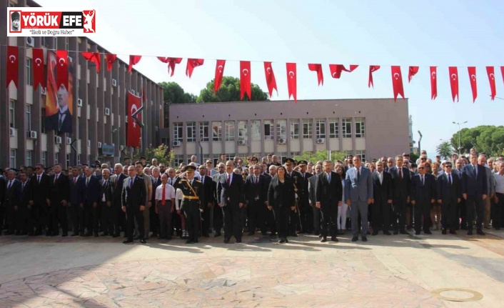 Aydın’da, 30 Ağustos Zafer Bayramı törenle kutlandı