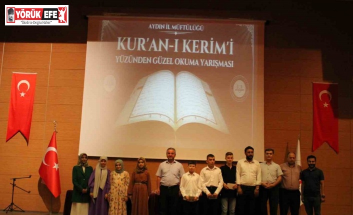 Aydın’da Kur’an-ı Kerim’i güzel okuma birincileri belli oldu