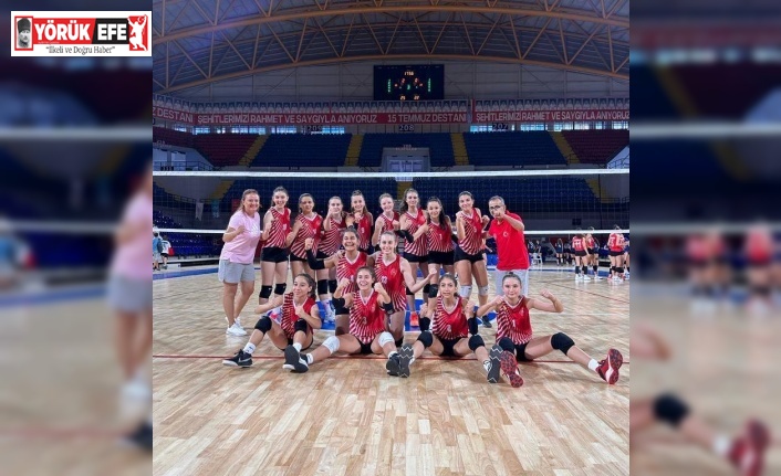 Aydın’ın kızları Türkiye ikincisi oldu