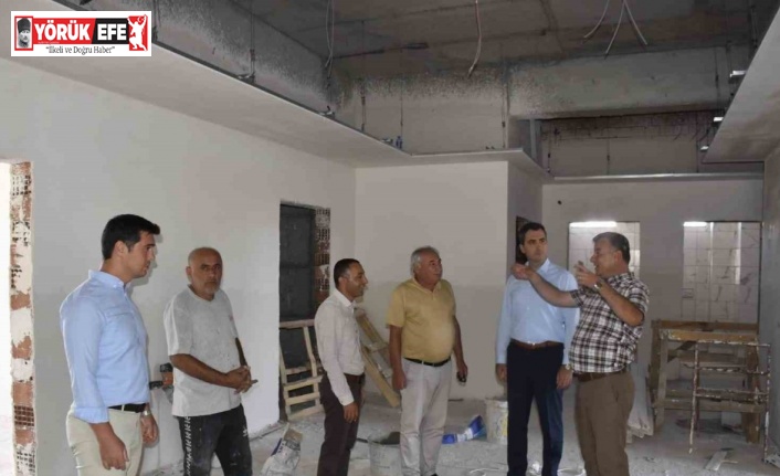 Didim Kaymakamı Kuruca, eğitim-öğretim yılı öncesinde yatırımları inceledi