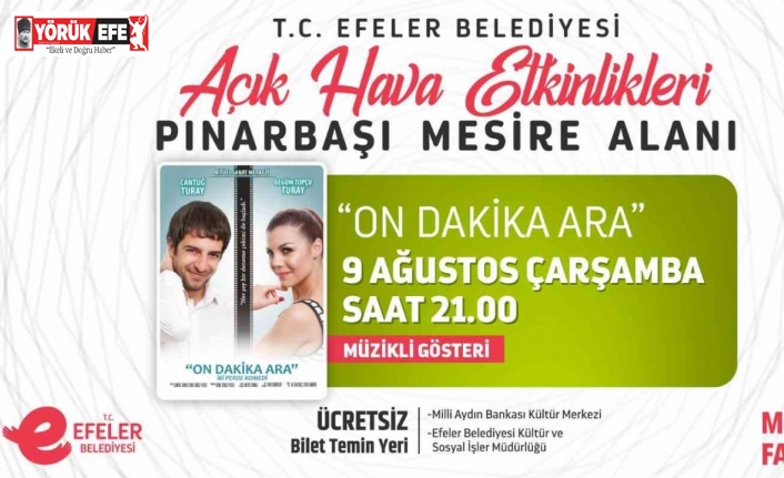 Efeler sanatla açık havada buluşuyor