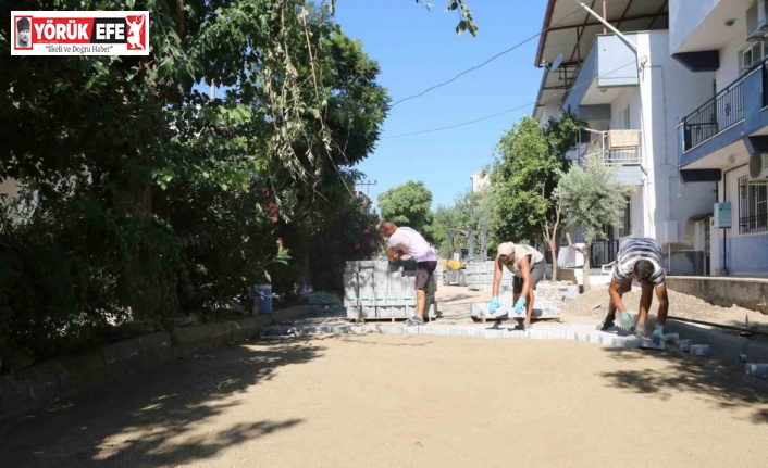 Efeler’de 4 yılda 700 bin metrekare parke yol ve kaldırım imal edildi