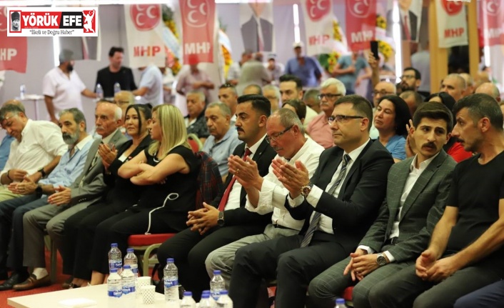 MHP Kuşadası İlçe Kongresi’nde İnan güven tazeledi