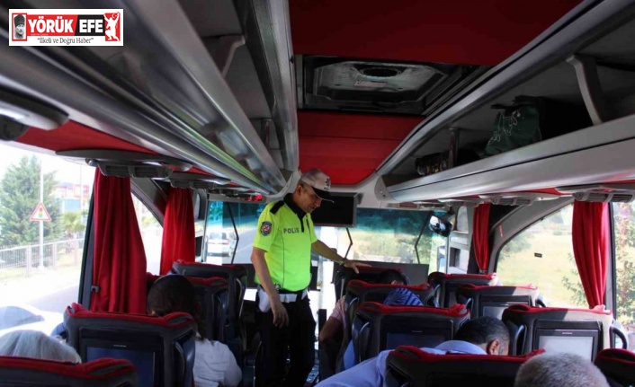 Trafik ekipleri önce denetledi, sonra bilgilendirdi