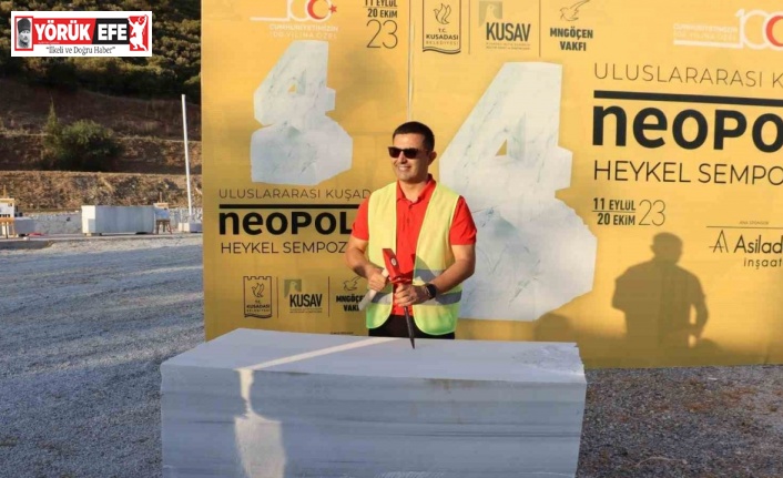4. Uluslararası Kuşadası Neopolis Heykel Sempozyumu başladı