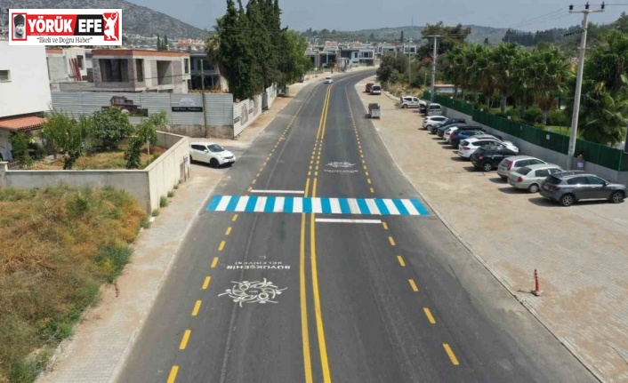 Aydın Büyükşehir Belediyesi Ahmet Pınarı Caddesi’ni yeniledi