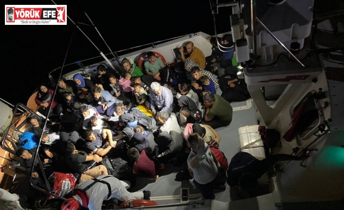 Aydın’da 112 düzensiz göçmen yakalandı